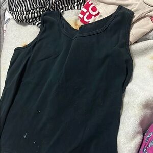 Women's Black Sleeveless Top